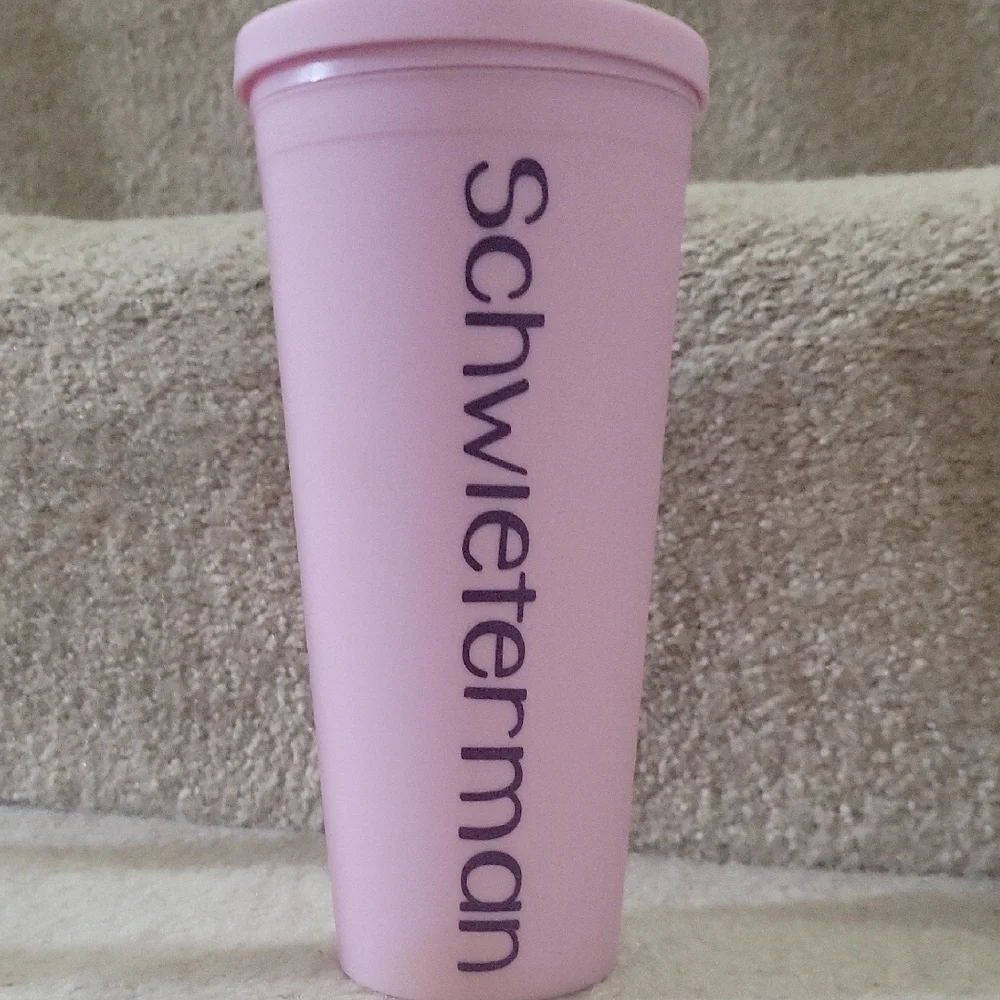 Free W Any Purchase! Pink Party Tumbler with Straw